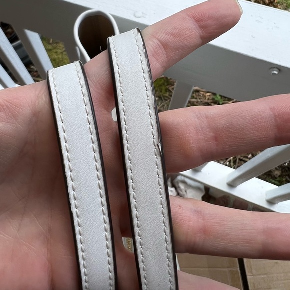 TORY BURCH Gemini Link Canvas Tote- New Ivory Gemini Link - Picture 5 of 14